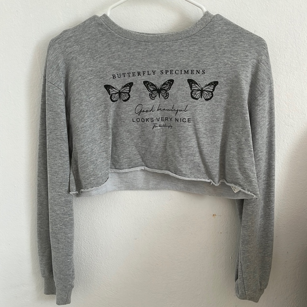 Crop top long sleeve
